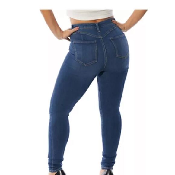 NEW! Dollhouse Juniors' High-Rise Curvy-Fit Jeans size 9 - Picture 3 of 5